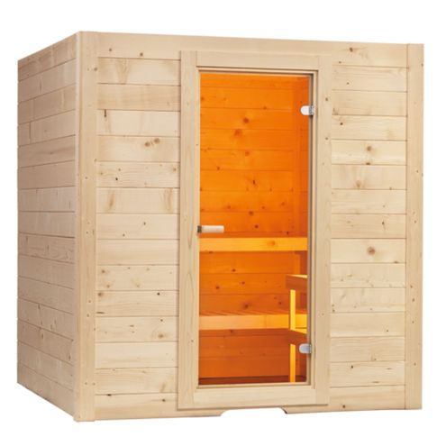 Сауна Basic размер 194,5x186,5x204 см, нагрев 8kW 230/400 3~ кВт, контрольBuilt- in